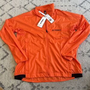 Adidas Women's Terrex MT Windbreaker Hiking Senderismo Trail Running Jacket Sz L